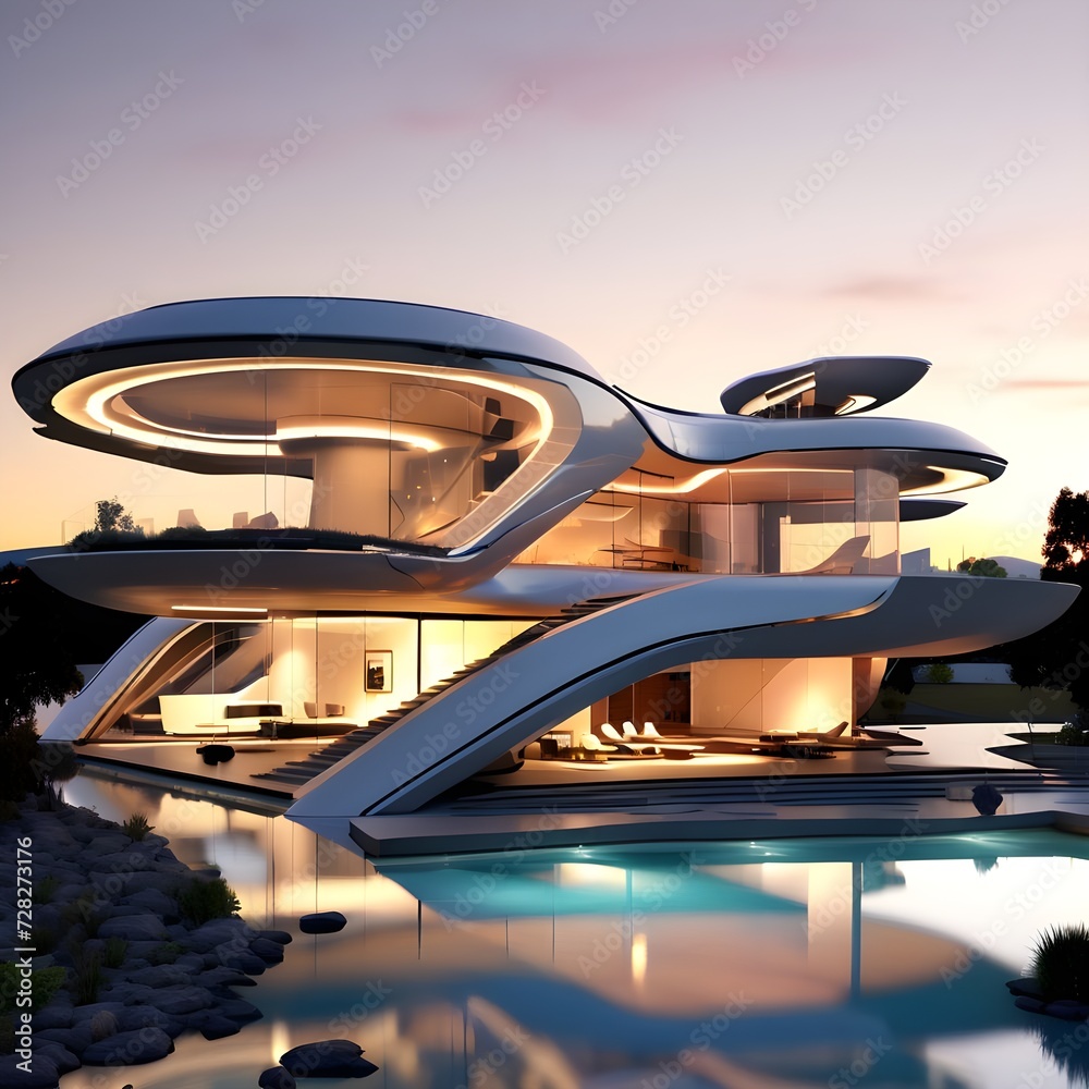  Futuristic house
