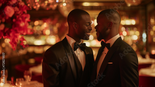 Cherished Moments: A Black Gay Couple’s Night Out