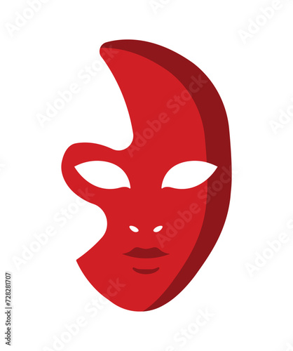 The Venedian mask hides the face. Holiday. The concept of anonymity in communication, secrecy. Attribute for love. 