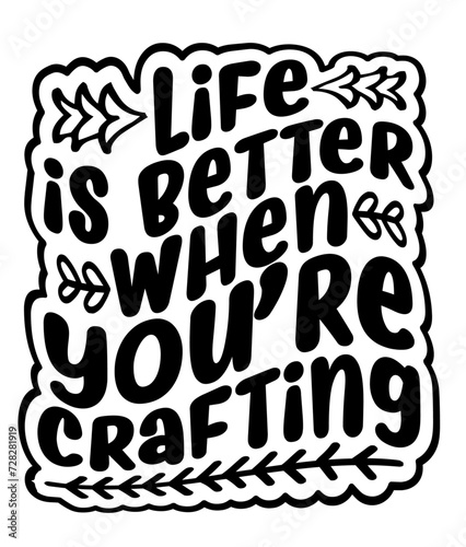 Crafting Vector, Elements and Craft Design.