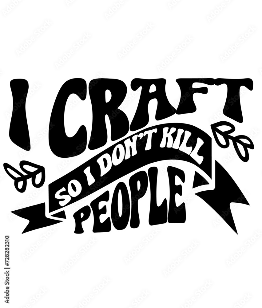 Obraz premium Crafting Vector, Elements and Craft Design.