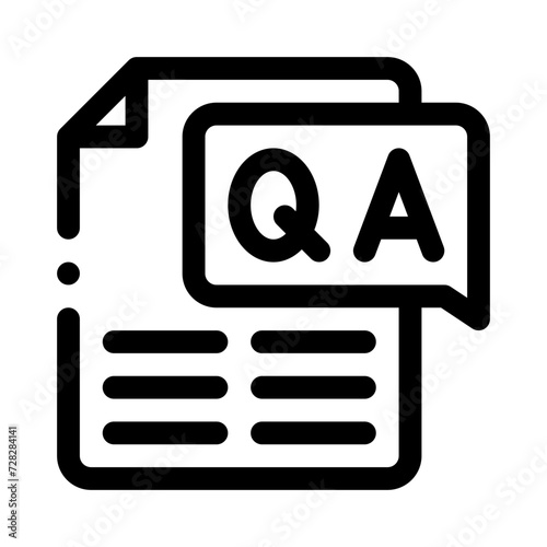 question line icon