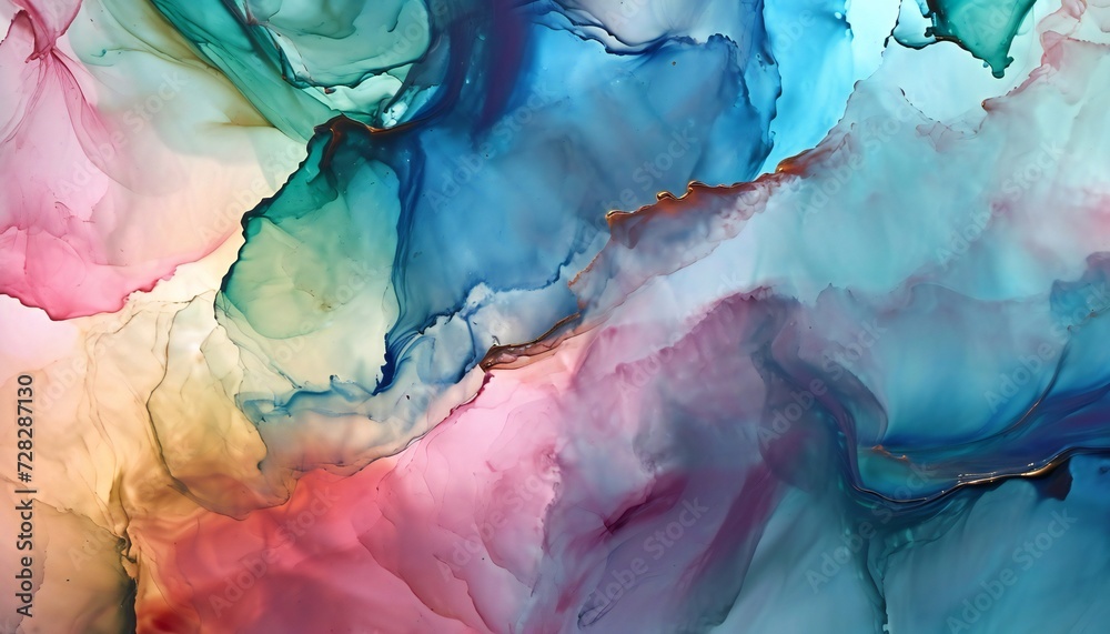 Abstract clouds painted with watercolors. Abstract clouds painted with watercolors.