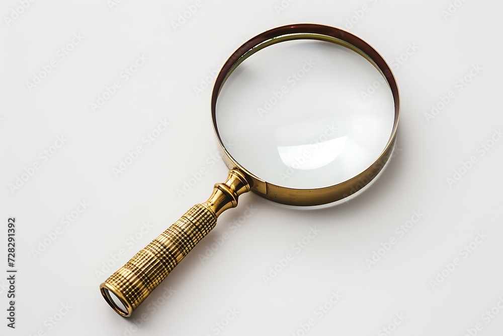 magnifying glass isolated on white background magnifying glass isolated on white background