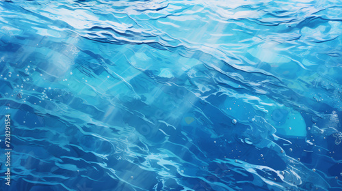 Blue water surface © Rimsha