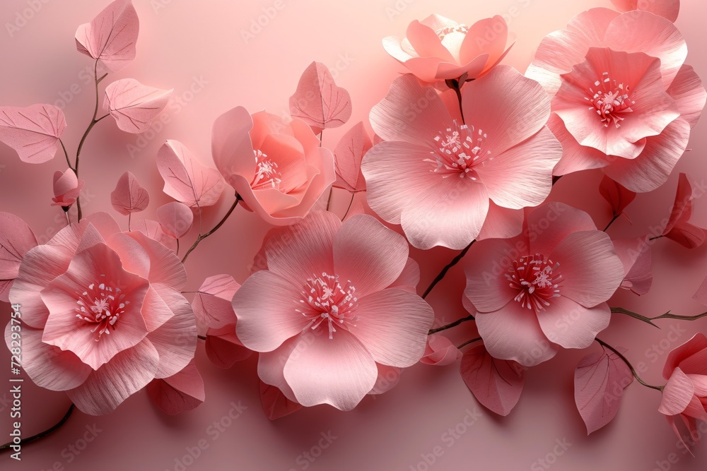 Pink Petals A Monthly Celebration of Spring's Delicate Beauty Generative AI Pink Petals A Monthly Celebration of Spring's Delicate Beauty Generative AI