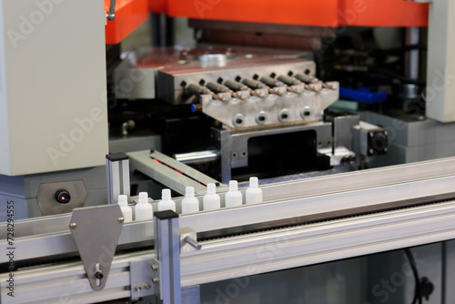 Fototapeta small plastic bottles production