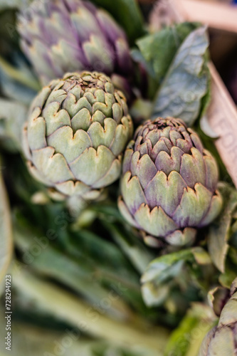 artichokes on the market