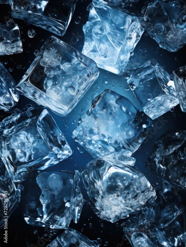 icecubes background,icecubes texture,icecubes wallpaper,ice helps to feel refreshed and cool water from the icecubes helps the water refresh your life and feel good.ice drinks Generative AI