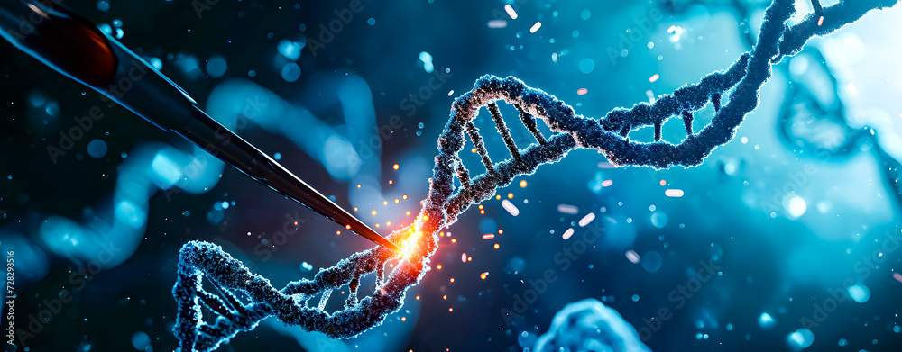 CRISPR molecular scissors for gene editing