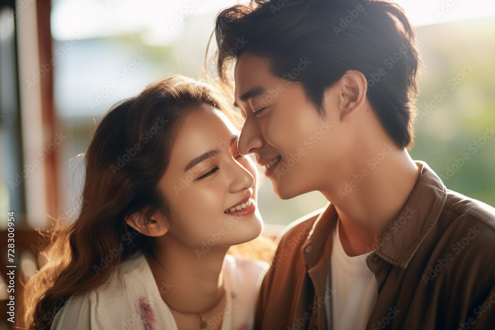 Naklejka premium couple