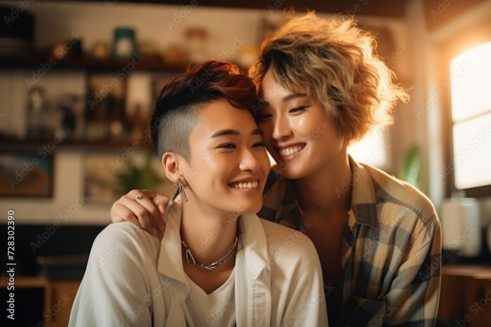 Naklejka premium couple