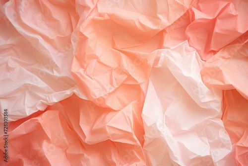 Wallpaper Mural Pastel Dream: Soft Pink Fabric Folds Creating a Delicate Textural Dance - Generative AI Torontodigital.ca