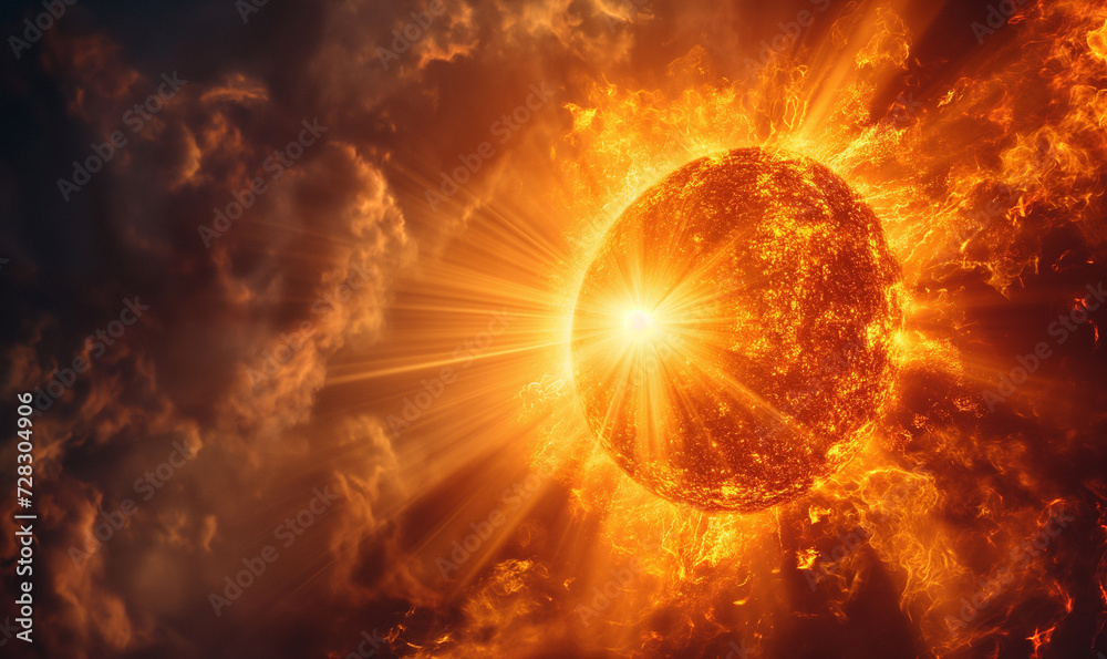 Fototapeta premium Solar Eruption