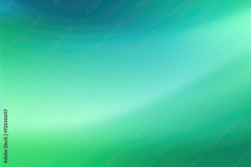 Serene Green and Blue Blurred Gradient - Abstract Elegance Generative AI