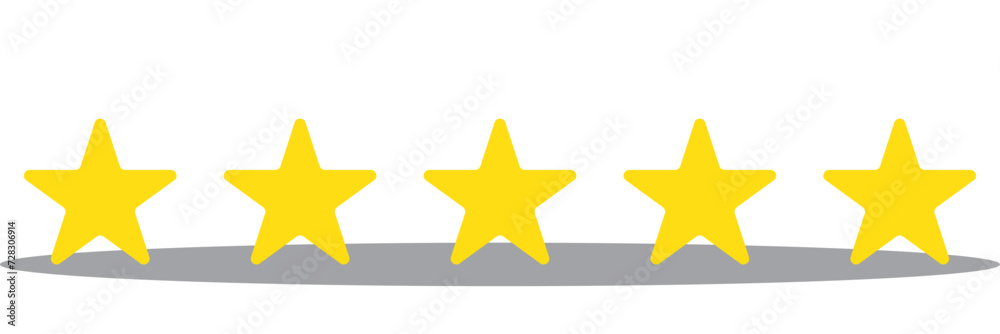 Five star rating Five star rating