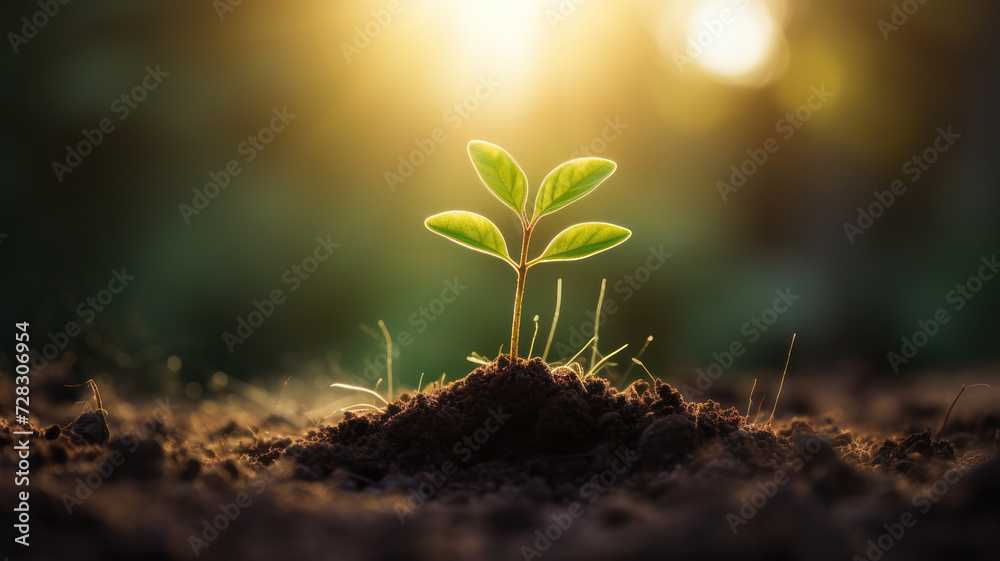 young Plant Growing young Plant Growing