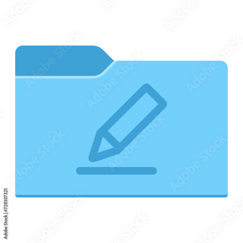 Pencil Folder Icon