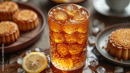 Sip into Summer A Glass of Fresh Lemonade Generative AI