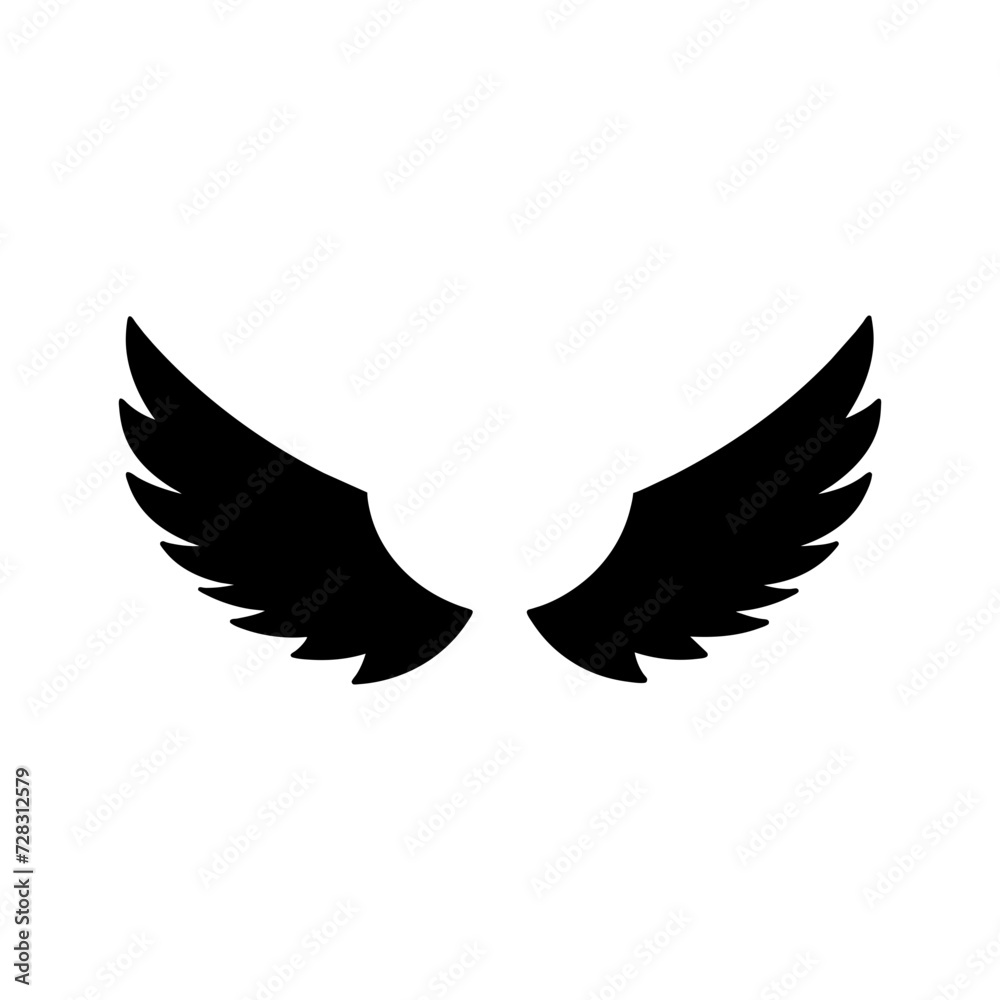 Obraz premium eagle wings vector 