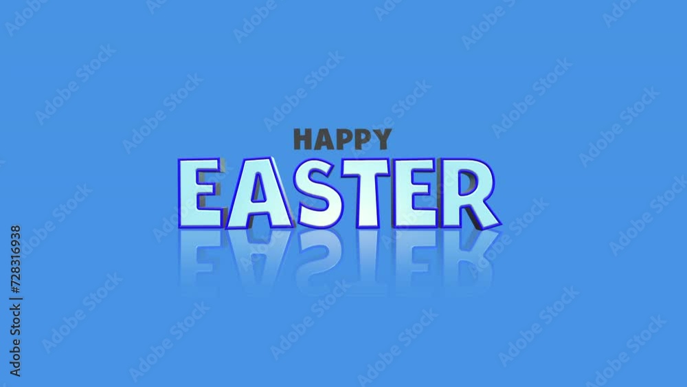 Celebrate Easter with this vibrant blue graphic featuring the phrase Happy Easter in a curved shape. Perfect for ads or promotions Celebrate Easter with this vibrant blue graphic featuring the phrase Happy Easter in a curved shape. Perfect for ads or promotions