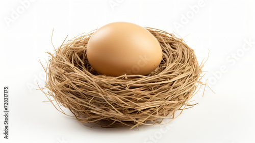 An egg in nest