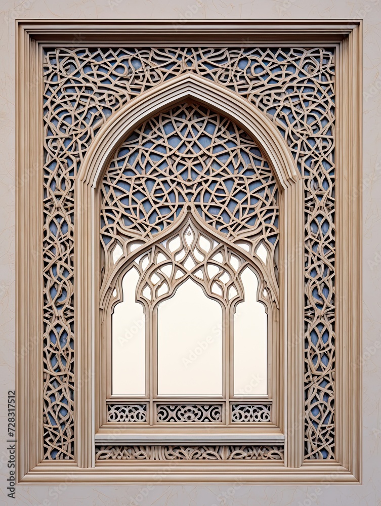 Intricate Arabesque Patterns - Expansive Designs for Scenic Vista Wall Art