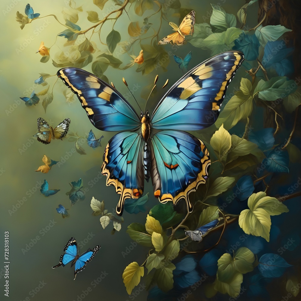 butterfly on a flower butterfly on a flower