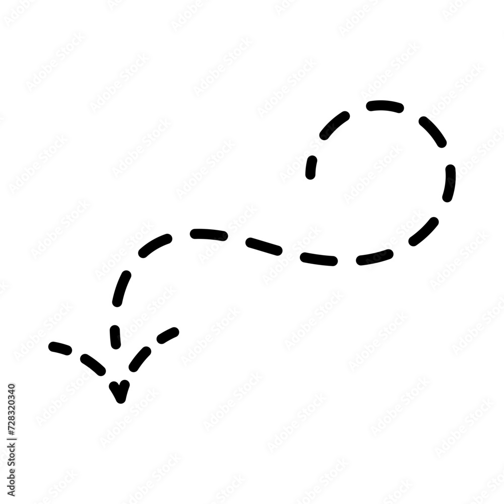 Dotted Line Arrow Dotted Line Arrow