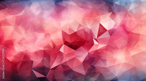 Ruby_abstract_polygon_background © slonlinebro