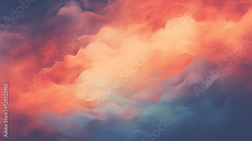 Artistic side of sunsets with abstract, captivating hues and patterns, creating a unique and visually stunning sunset abstract background Ai Generative