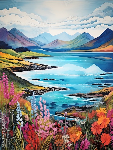 Scottish Highland Art: Majestic North Sea Views - Seascape Art Print