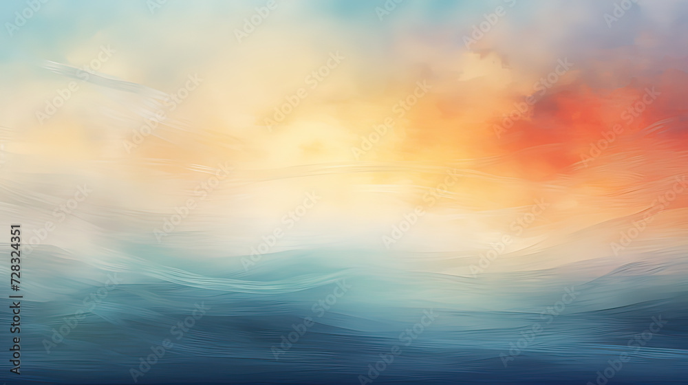 Blending the ethereal beauty of a sunset with abstract elements, captivating and contemporary sunset abstract background Ai Generative