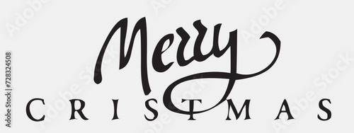 merry cristmas font. Typography decorative elegant  lettering for logo. vector illustration. stock image.