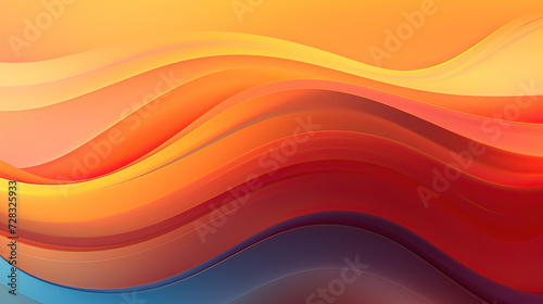 Merging the beauty of a sunset with abstract patterns, a compelling and thought-provoking sunset abstract background Ai Generative