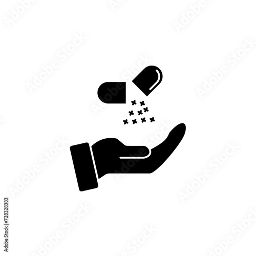 drug concept line icon. Simple element illustration. drug concept outline symbol design.
