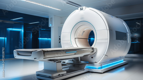 A state-of-the-art MRI scanner, offering high-resolution imaging for precise medical diagnostics. photo