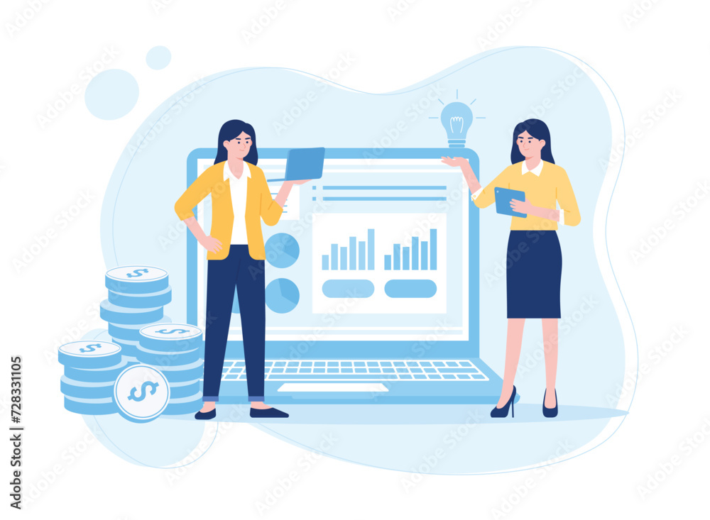 concept flat illustration concept flat illustration