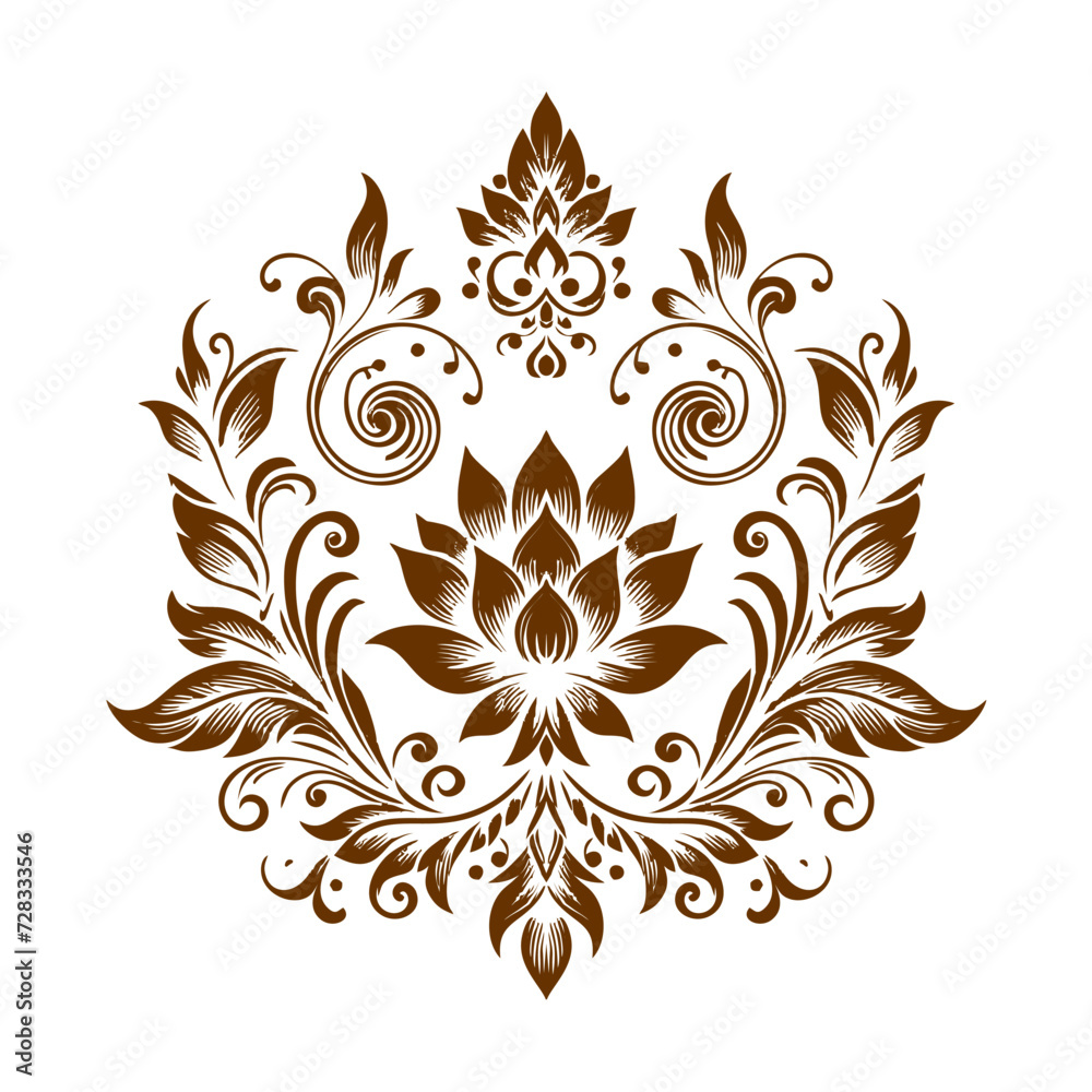 abstract floral ornament