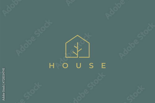 Real Estate House Logo Property Home Minimalist Modern Concept