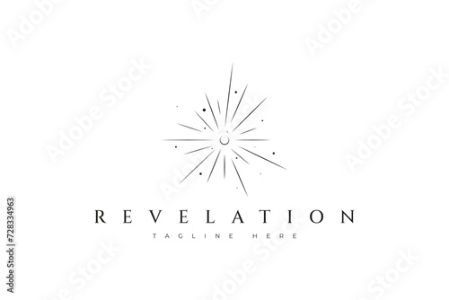 Revelation Apocalypse Warm Light Abstract Religion Spiritual Faith Logo