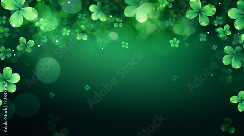 St. Patricks day background with copy space