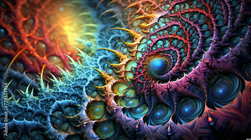 Step into the fractal universe using intricate