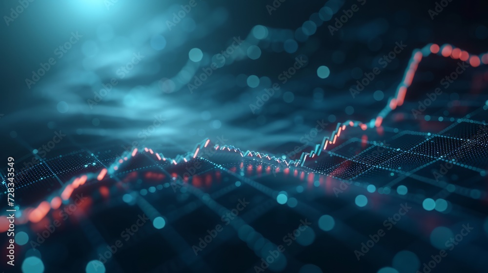 decline, decrease, down trend, graph, line graph,... Visualizing Trends: Dual-Line Graph Illustrating Decline Stock ...