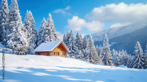 Winter in the swiss alps (Vierwaldstattersee)