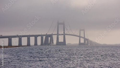 Great Belt Bridge In Ethereal Haze photo