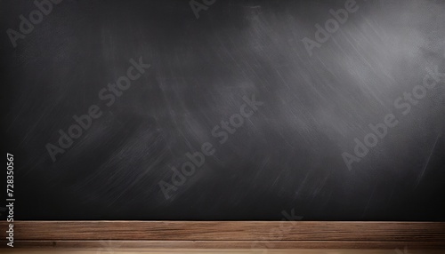 blackboard texture and black background copy space horizontal wall