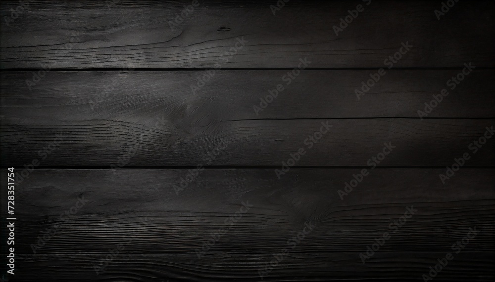 Naklejka premium black wooden texture background blank for design