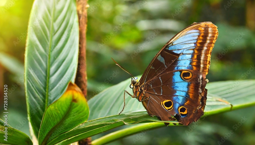 Morpho Menelaus The Menelaus Blue Morpho Is An Iridescent Tropical 