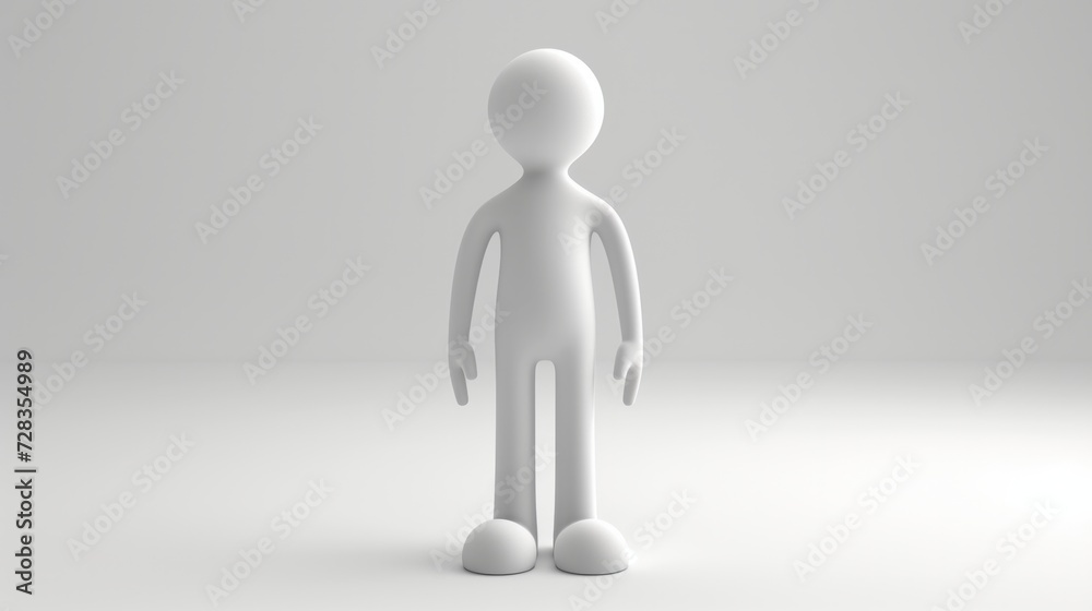 Minimalist Human Form: 3D Perspectives Minimalist Human Form: 3D Perspectives